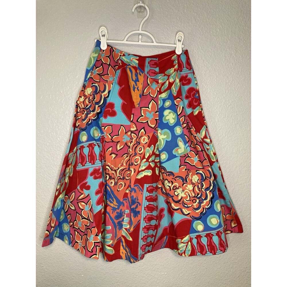 Harold’s Flare Skirt Womens 4 Floral Artys Art To Wear Rockabilly Bold A-Line